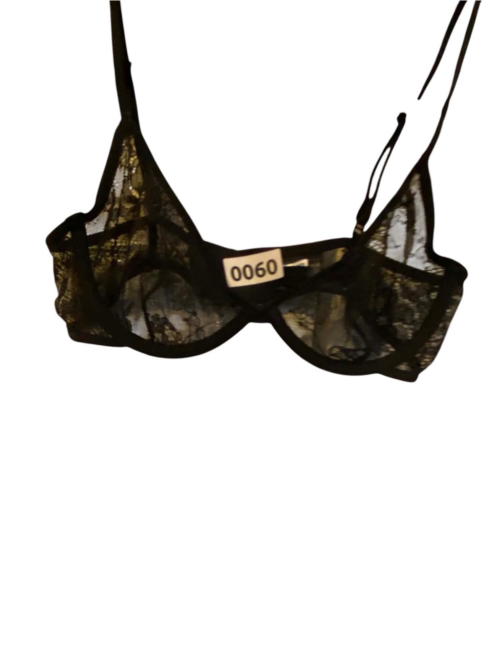 NWOT Skims Lace Demi Bra ONYX Size 34B